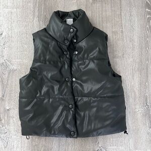 No Boundaries Black Puffer Vest